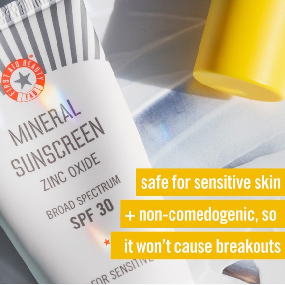 First Aid Beauty Mineral Sunscreen Zinc Oxide, Broad Spectrum, SPF 30 BNIB - Picture 7 of 14